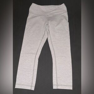 Lululemon Size 4 Light Heathered Grey Align Leggings 23”